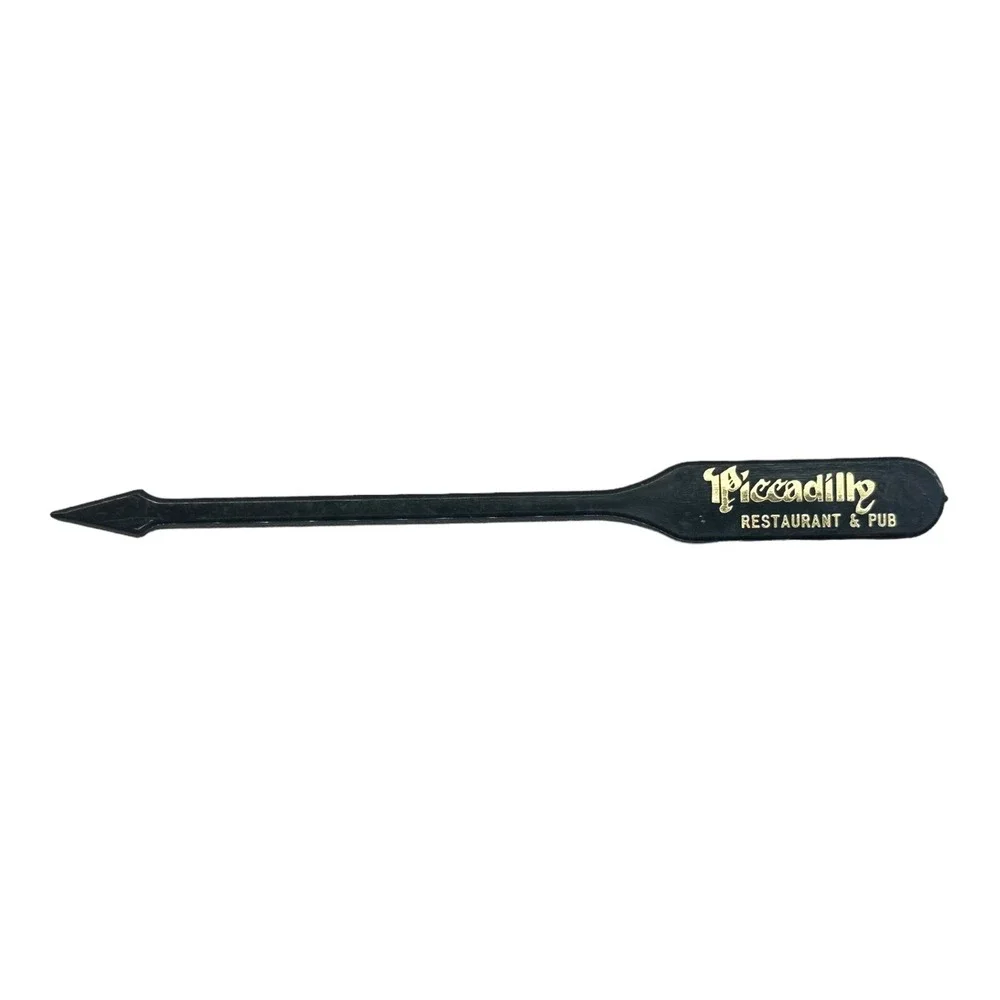 (1) Piccadilly Restaurant & Pub‎ Stirrer Swizzle Stick Washington DC Vintage
